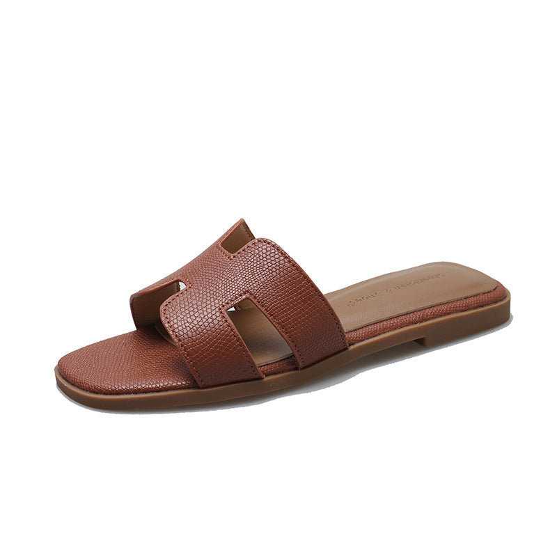 Flat-bottomed H-shaped surface flip-flops