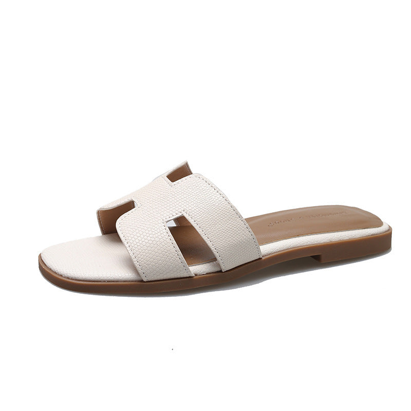 Flat-bottomed H-shaped surface flip-flops