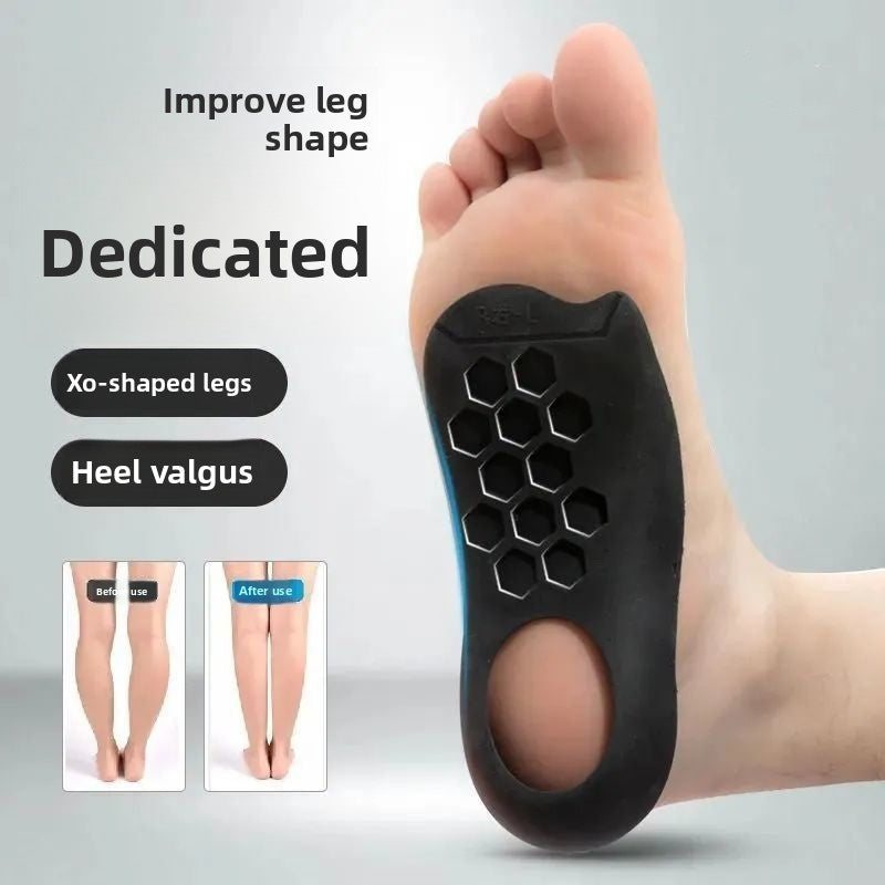 Flat foot corrective insoles