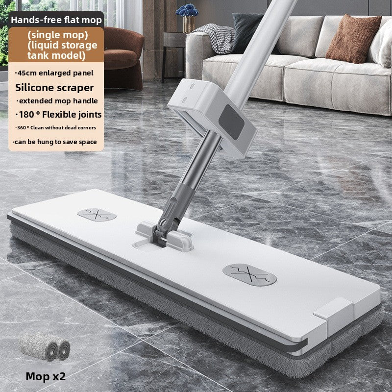 Flat mop household