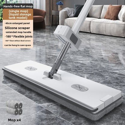 Flat mop household