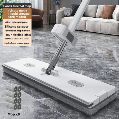 Flat mop household