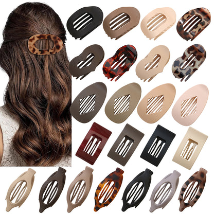 Flat Oval Hairpin Duckbill Clip