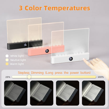 Flat reading lamp