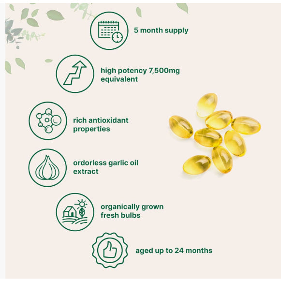 Flavorless Garlic Soft Capsules
