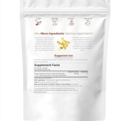 Flavorless Garlic Soft Capsules