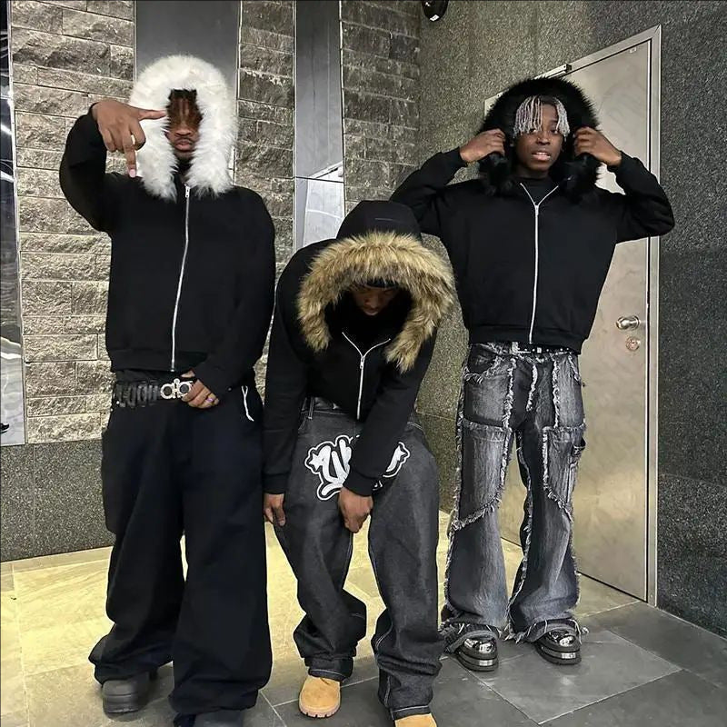 Fleece hat hoodie