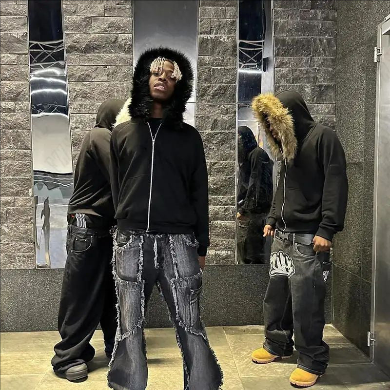 Fleece hat hoodie