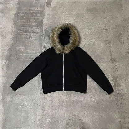 Fleece hat hoodie