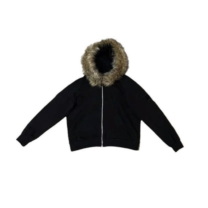 Fleece hat hoodie