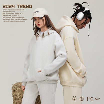 fleece hooded sweatshirt