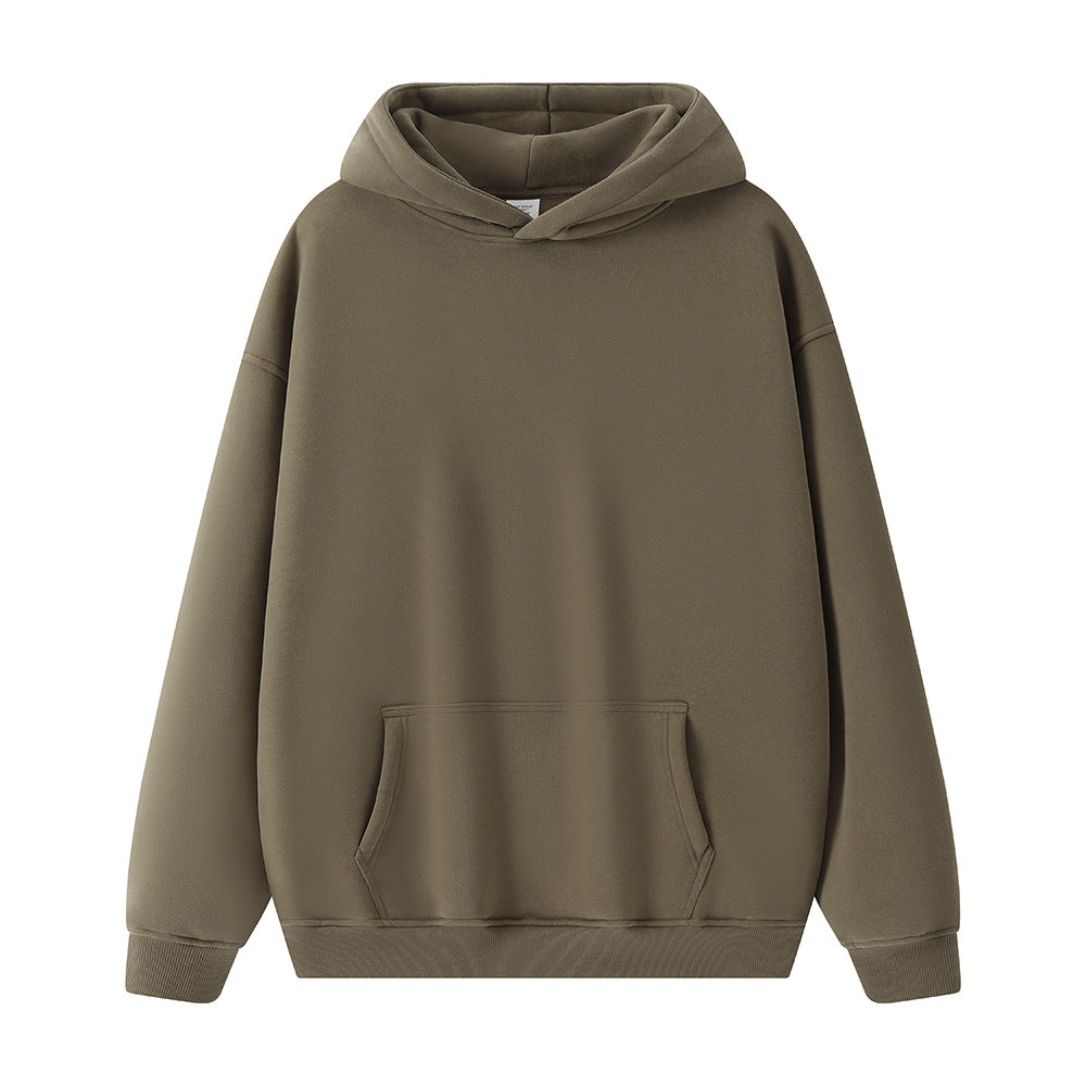 fleece hooded sweatshirt