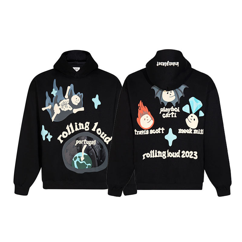 Fleece hooded sweatshirts for men and women