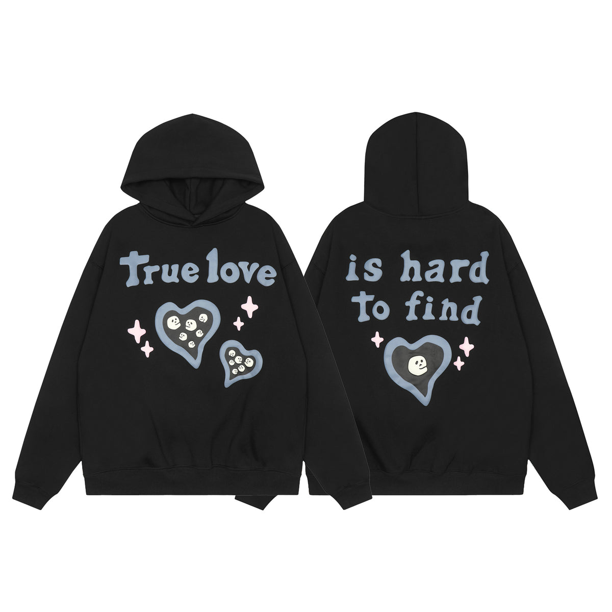 Fleece hooded sweatshirts for men and women