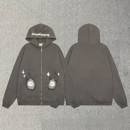 Fleece hooded sweatshirts for men and women