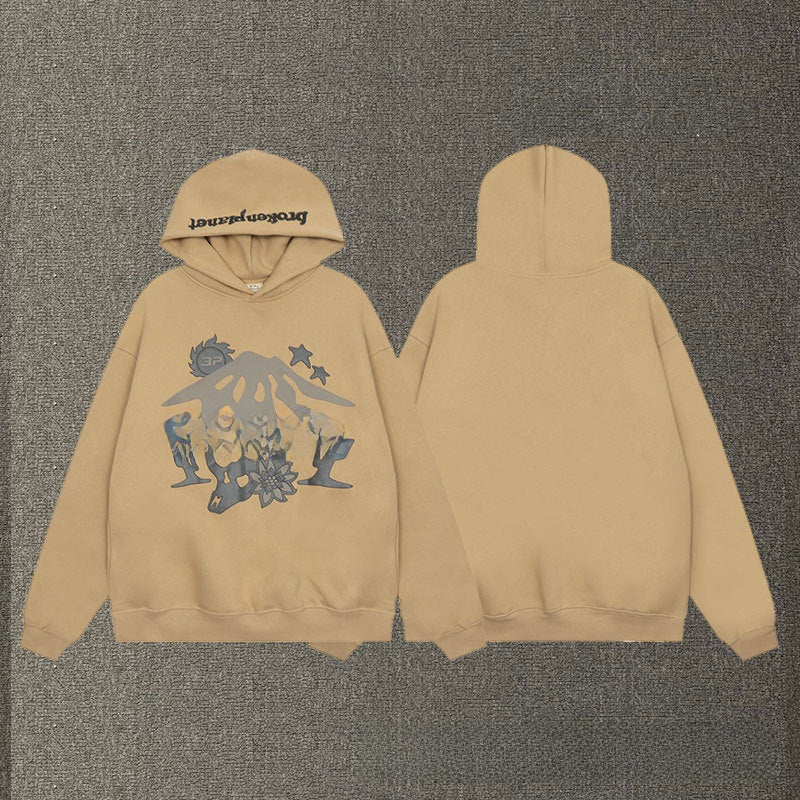Fleece hooded sweatshirts for men and women