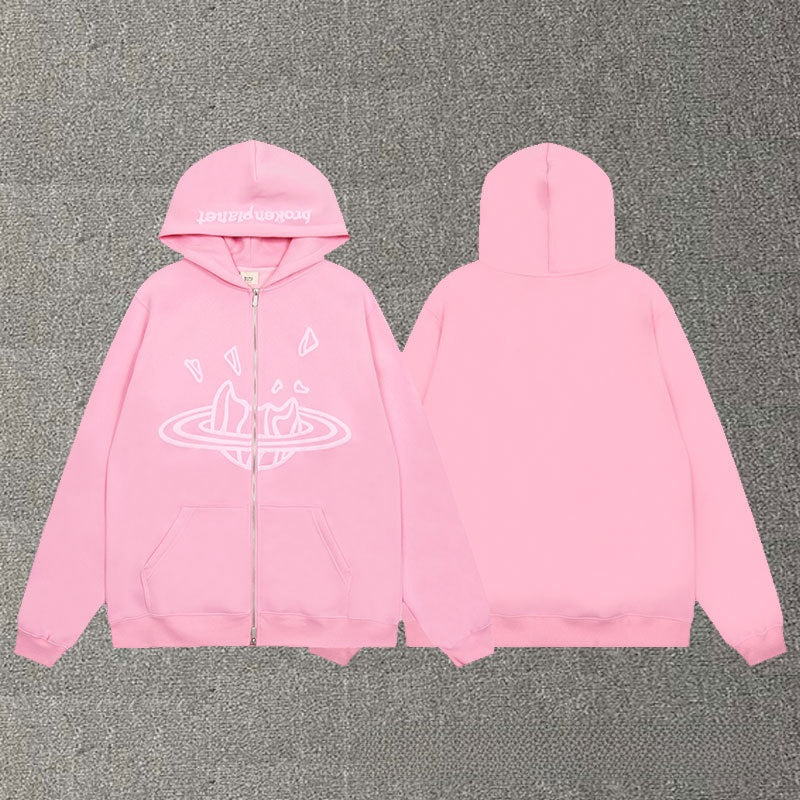 Fleece hooded sweatshirts for men and women