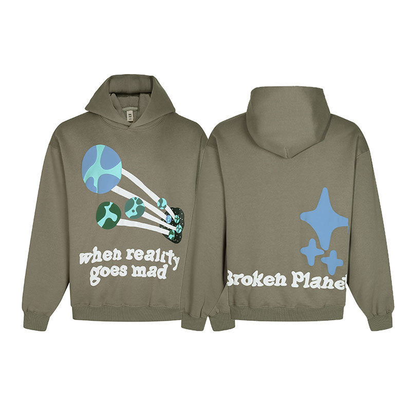 Fleece hooded sweatshirts for men and women