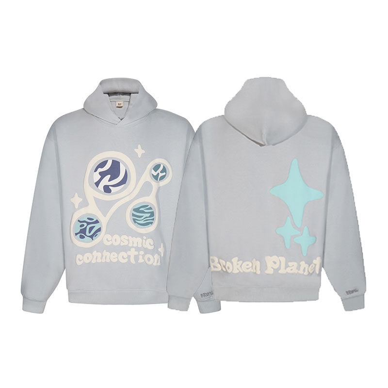 Fleece hooded sweatshirts for men and women