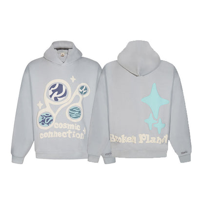 Fleece hooded sweatshirts for men and women