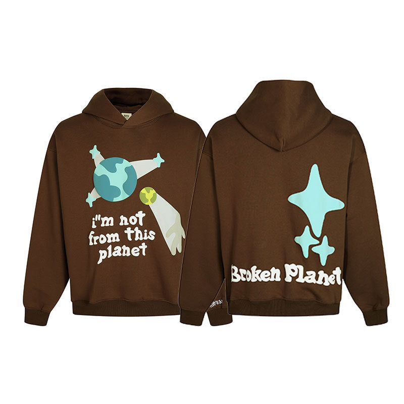 Fleece hooded sweatshirts for men and women