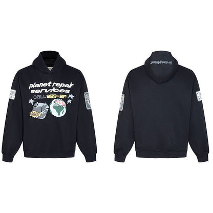 Fleece hooded sweatshirts for men and women