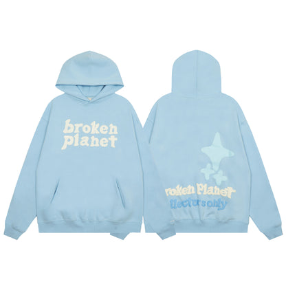 Fleece hooded sweatshirts for men and women