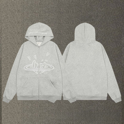 Fleece hooded sweatshirts for men and women