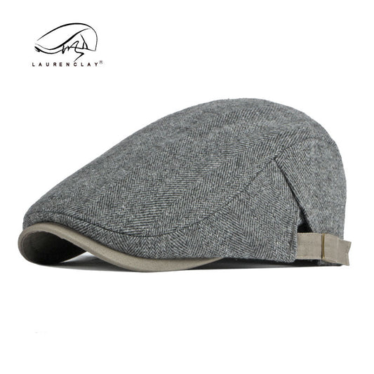 Fleece Lined Adjustable Beret Cap