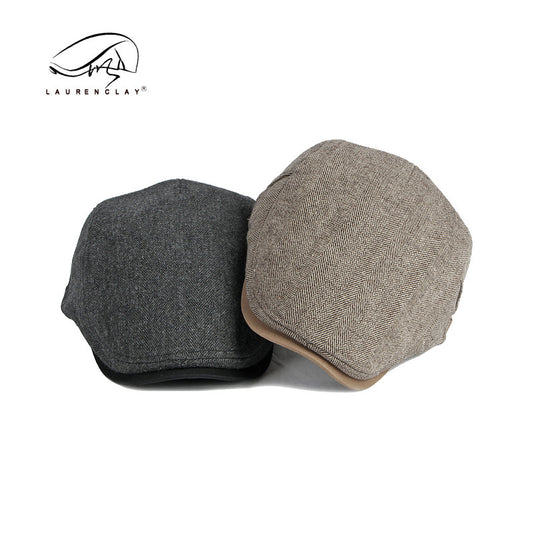 Fleece Lined Adjustable Beret Cap