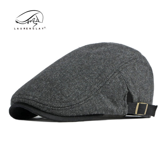 Fleece Lined Adjustable Beret Cap
