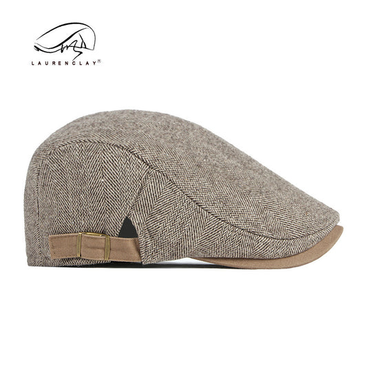 Fleece Lined Adjustable Beret Cap