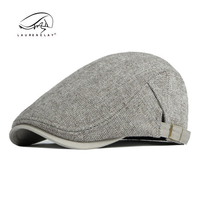 Fleece Lined Adjustable Beret Cap