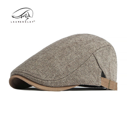 Fleece Lined Adjustable Beret Cap