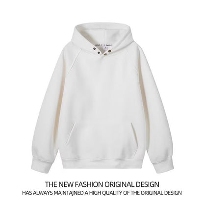 Fleece Lined Button Up Hoodie