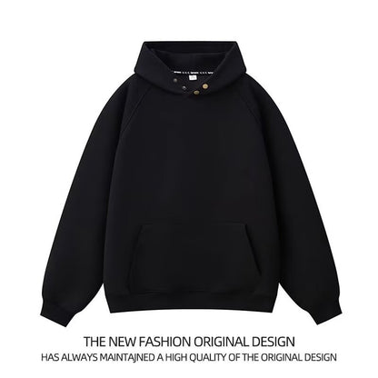 Fleece Lined Button Up Hoodie