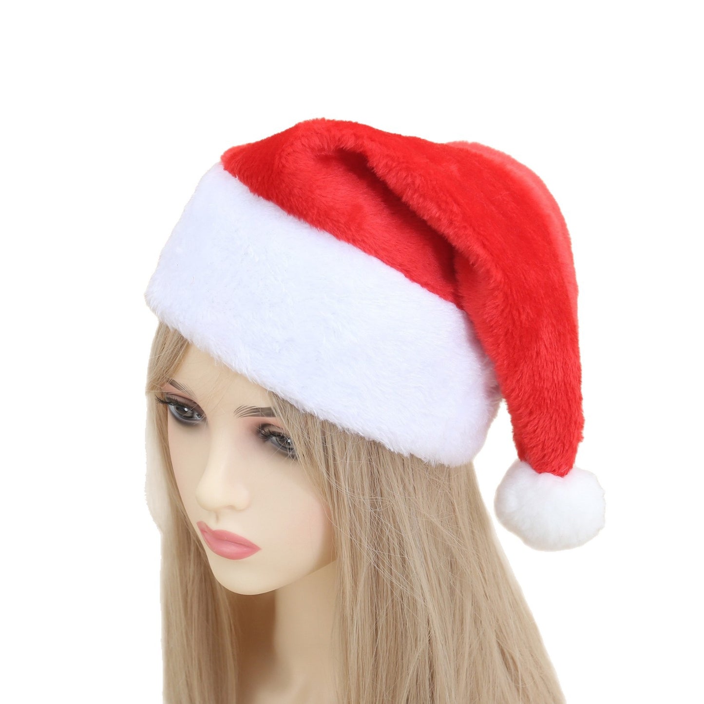 Fleece-Lined Christmas Hat for Adults and Kids