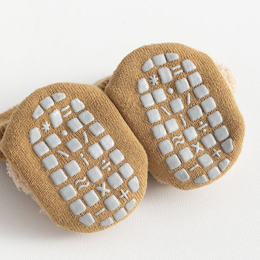 Fleece-Lined Cotton Baby Socks