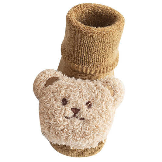 Fleece-Lined Cotton Baby Socks