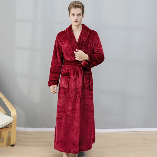 Fleece Lined Flannel Robe