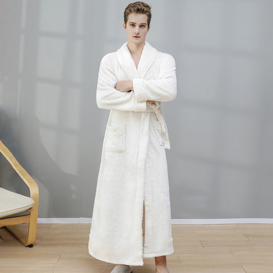 Fleece Lined Flannel Robe