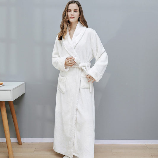 Fleece Lined Flannel Robe
