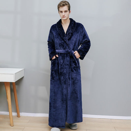 Fleece Lined Flannel Robe