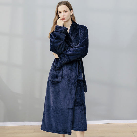Fleece Lined Flannel Robe
