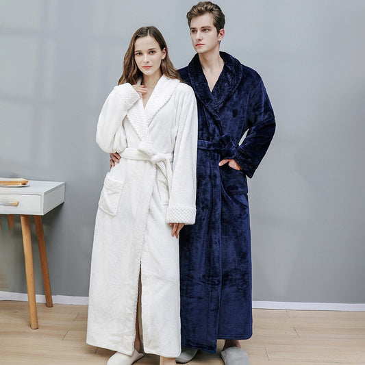 Fleece Lined Flannel Robe