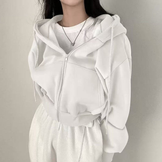 Fleece Lined Hooded Sweatshirt for Women