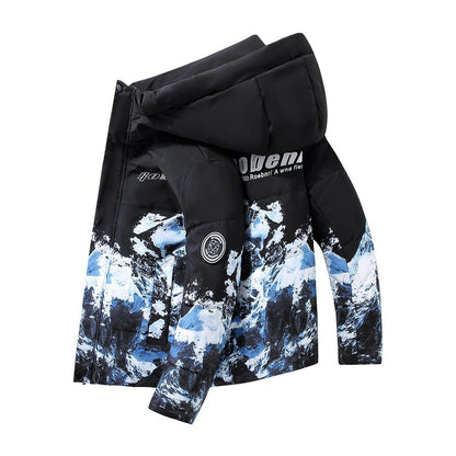 Fleece Lined Hooded Winter Jacket
