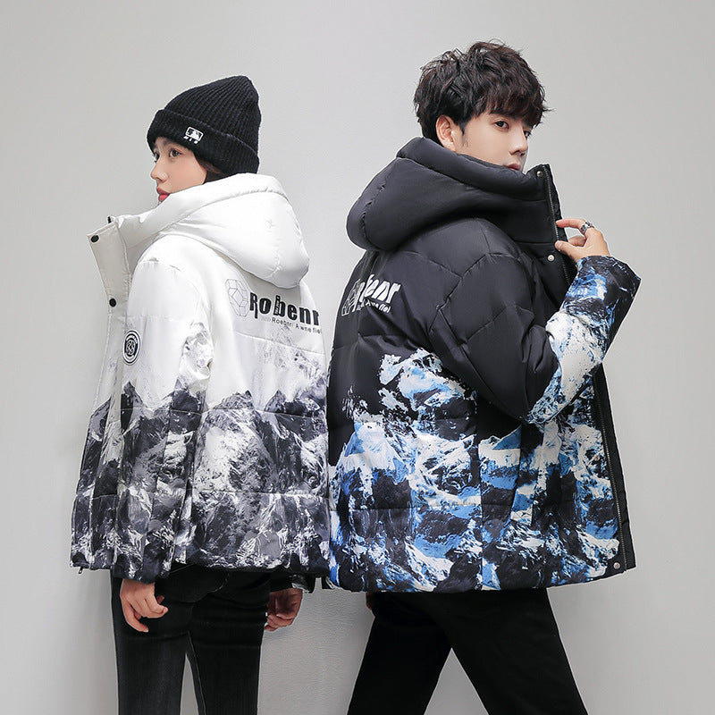 Fleece Lined Hooded Winter Jacket
