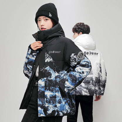 Fleece Lined Hooded Winter Jacket