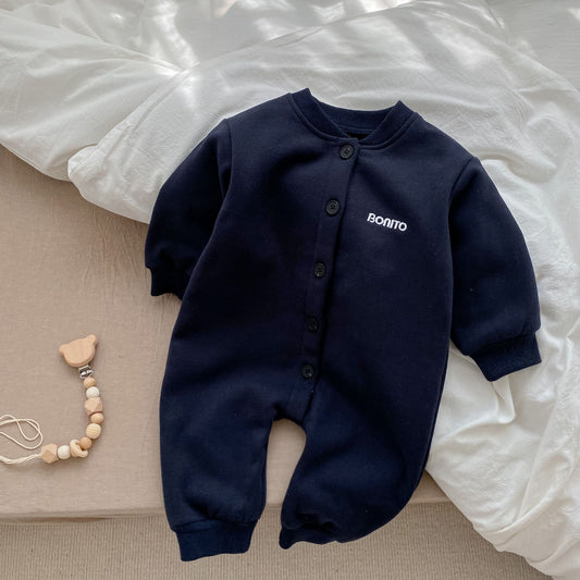 Fleece-Lined Infant Jumpsuit